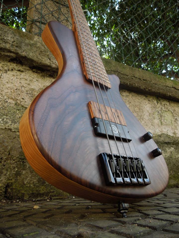 Signature 5 string bass model by Pasquale Lodato. Pickup: high definition neodymium q2.0 Q-tuner.
