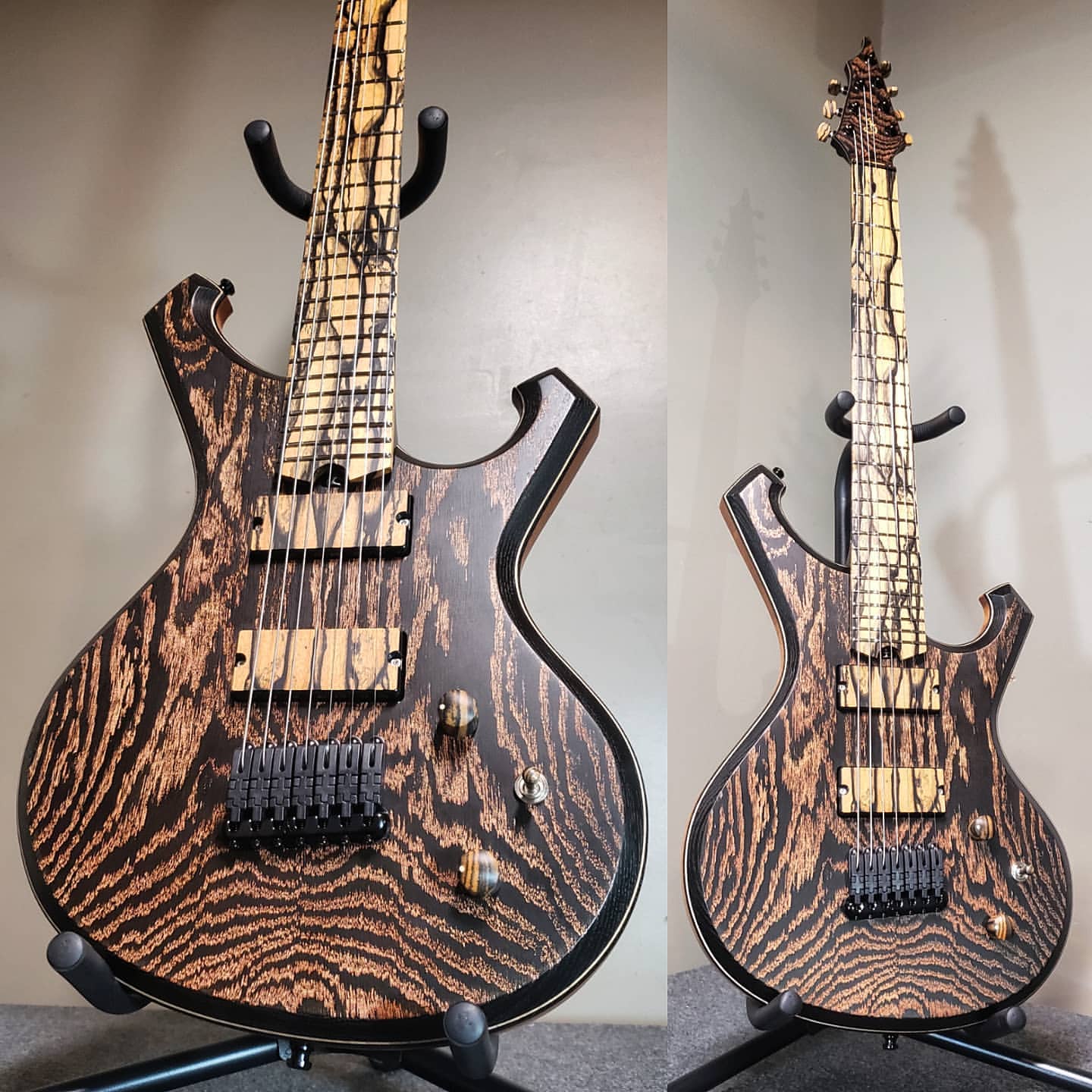 Barlow Guitars Falcon II equipped with q-tuner pickups